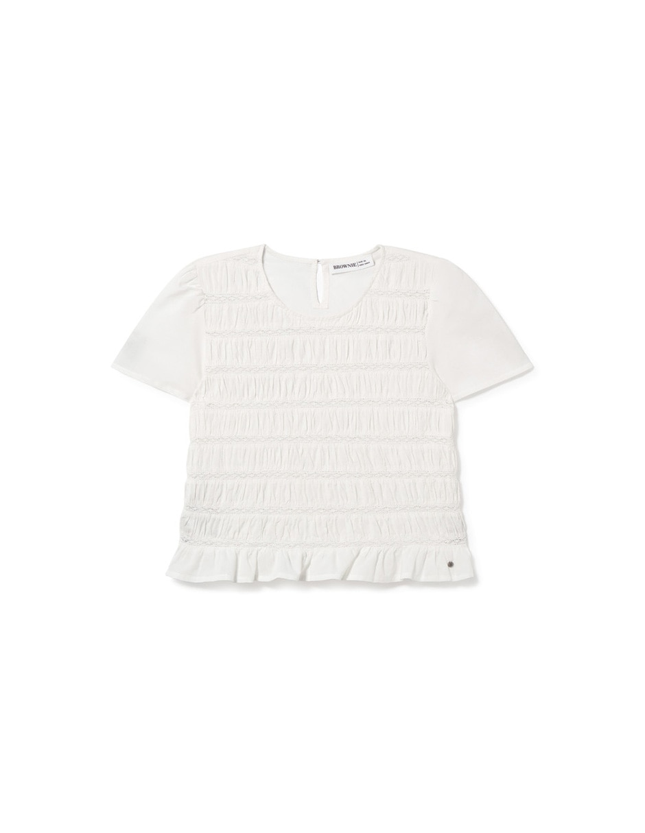 Blusa manga corta para mujer 5