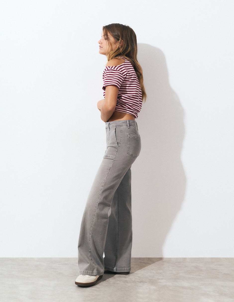 Jeans straight para mujer 2