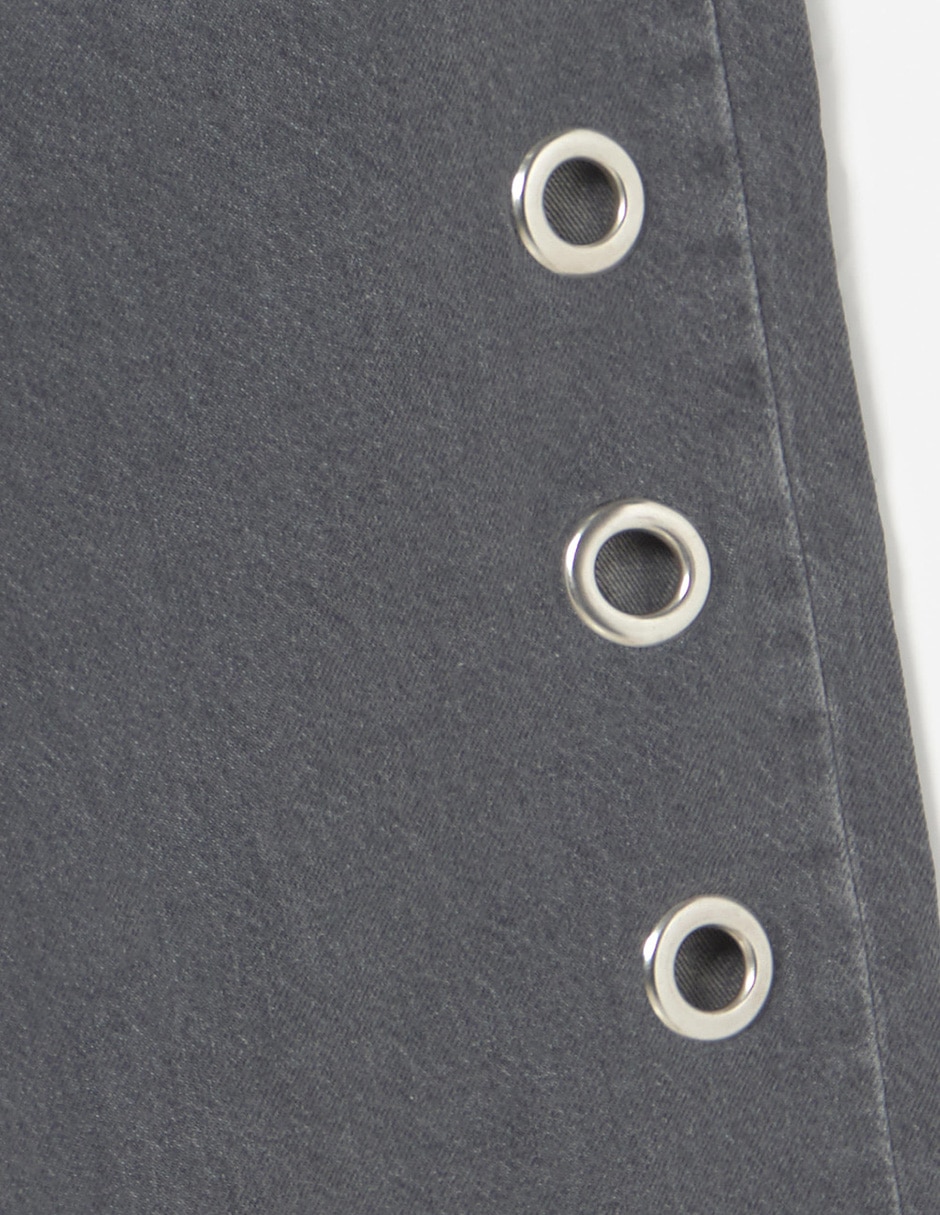 Jeans relaxed wide leg para mujer 6