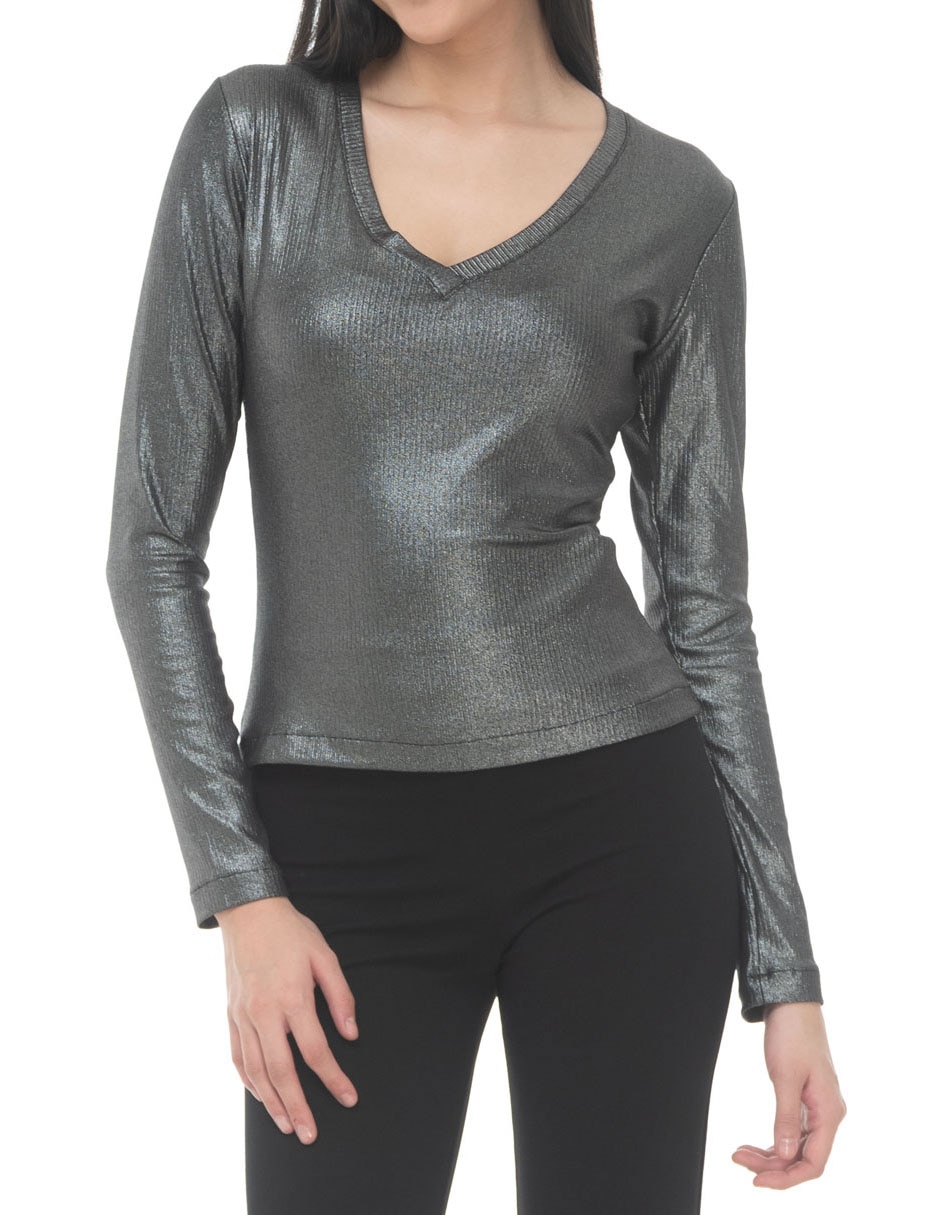 Blusa manga larga para mujer 4