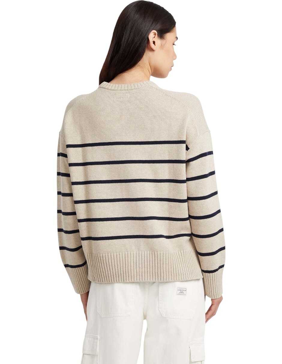 Suéter cuello redondo para mujer 4
