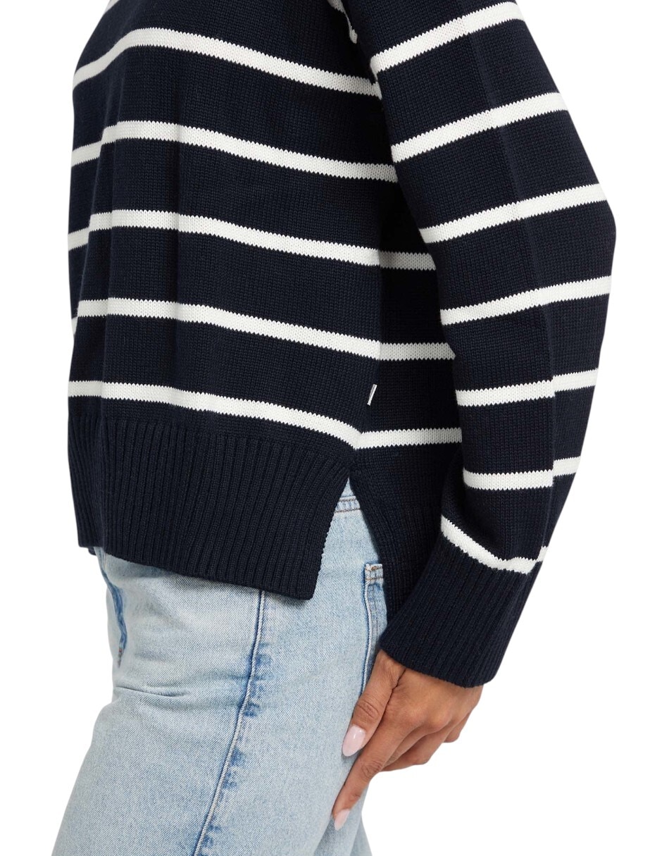 Suéter cuello redondo para mujer 5