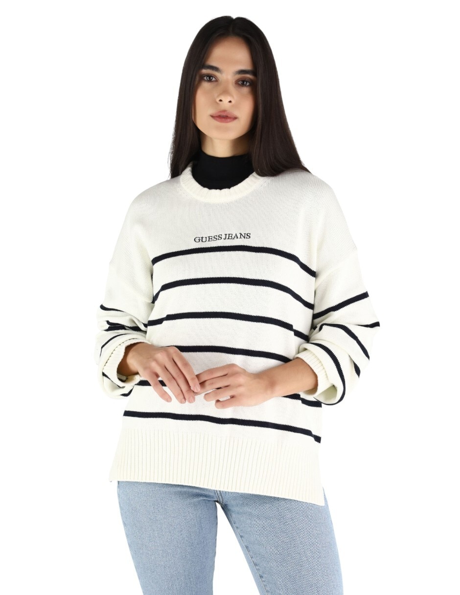 Suéter cuello redondo para mujer 5