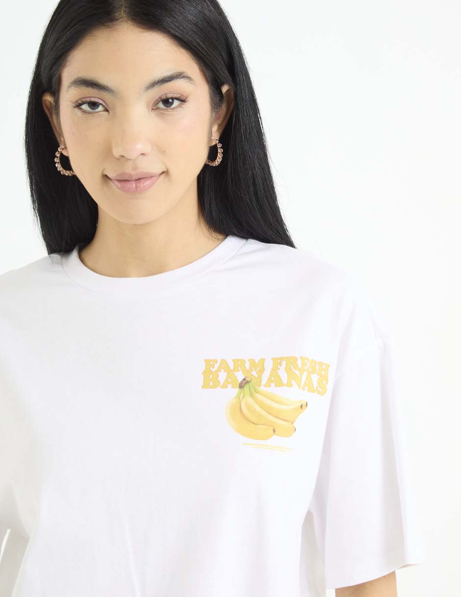 Playera manga corta cuello redondo para mujer 4