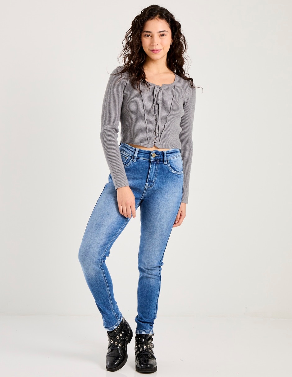 Suéter cuello redondo para mujer 3