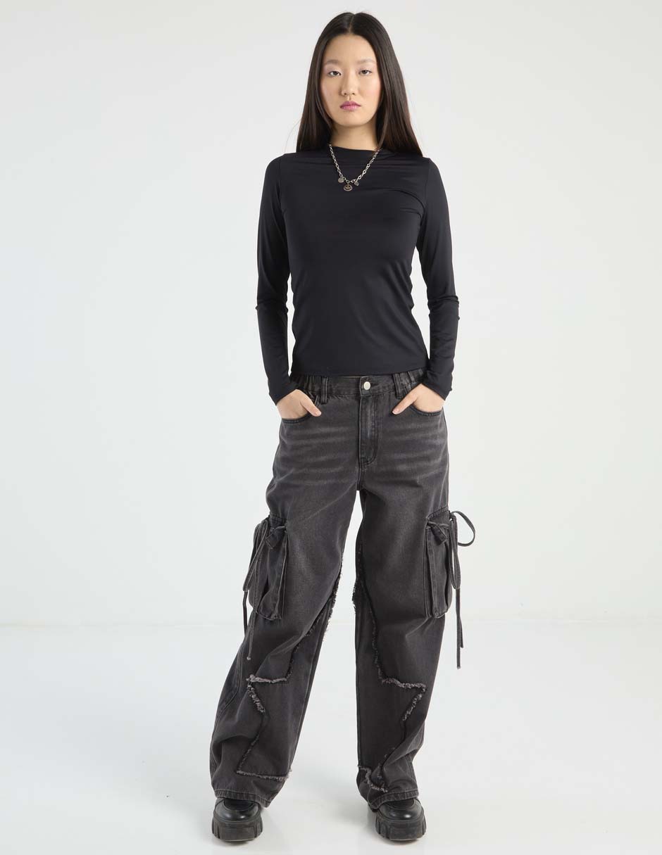 Blusa manga larga para mujer 3