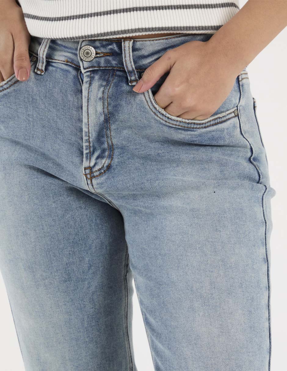 Jeans straight para mujer 4