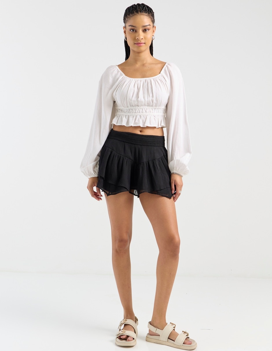 Falda mini a la cintura 3