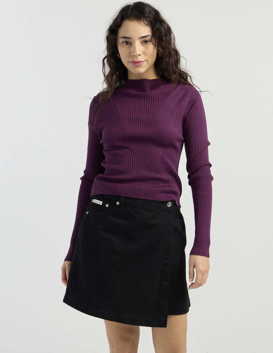 Blusa manga larga para mujer