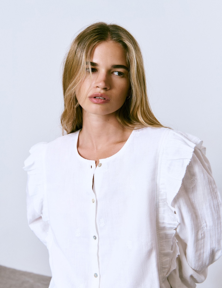 Blusa manga larga para mujer 2