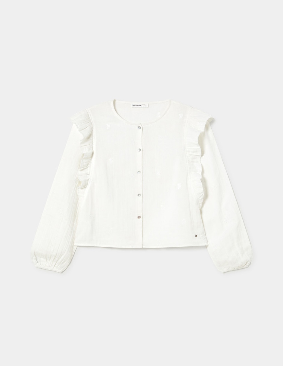 Blusa manga larga para mujer 5