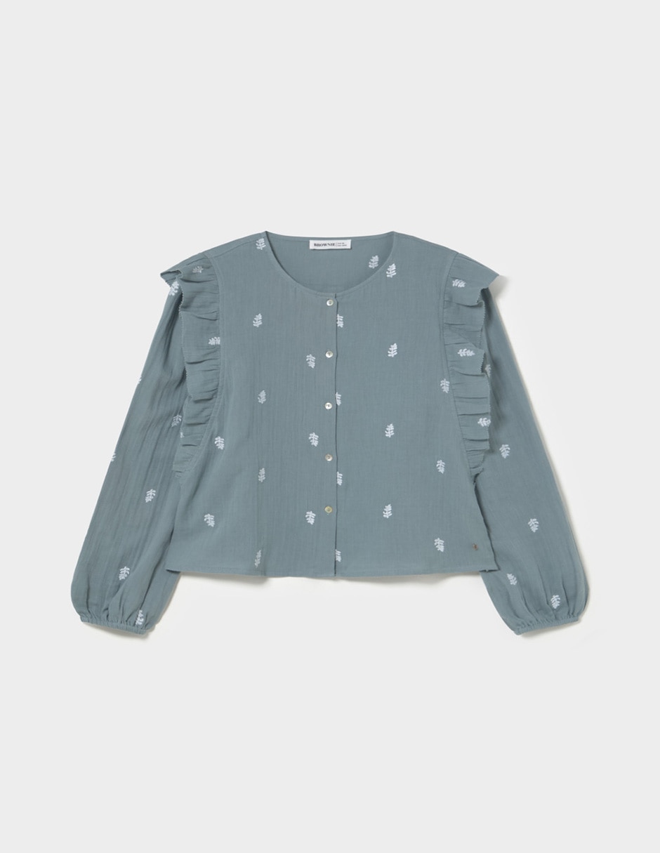 Blusa manga larga para mujer 5
