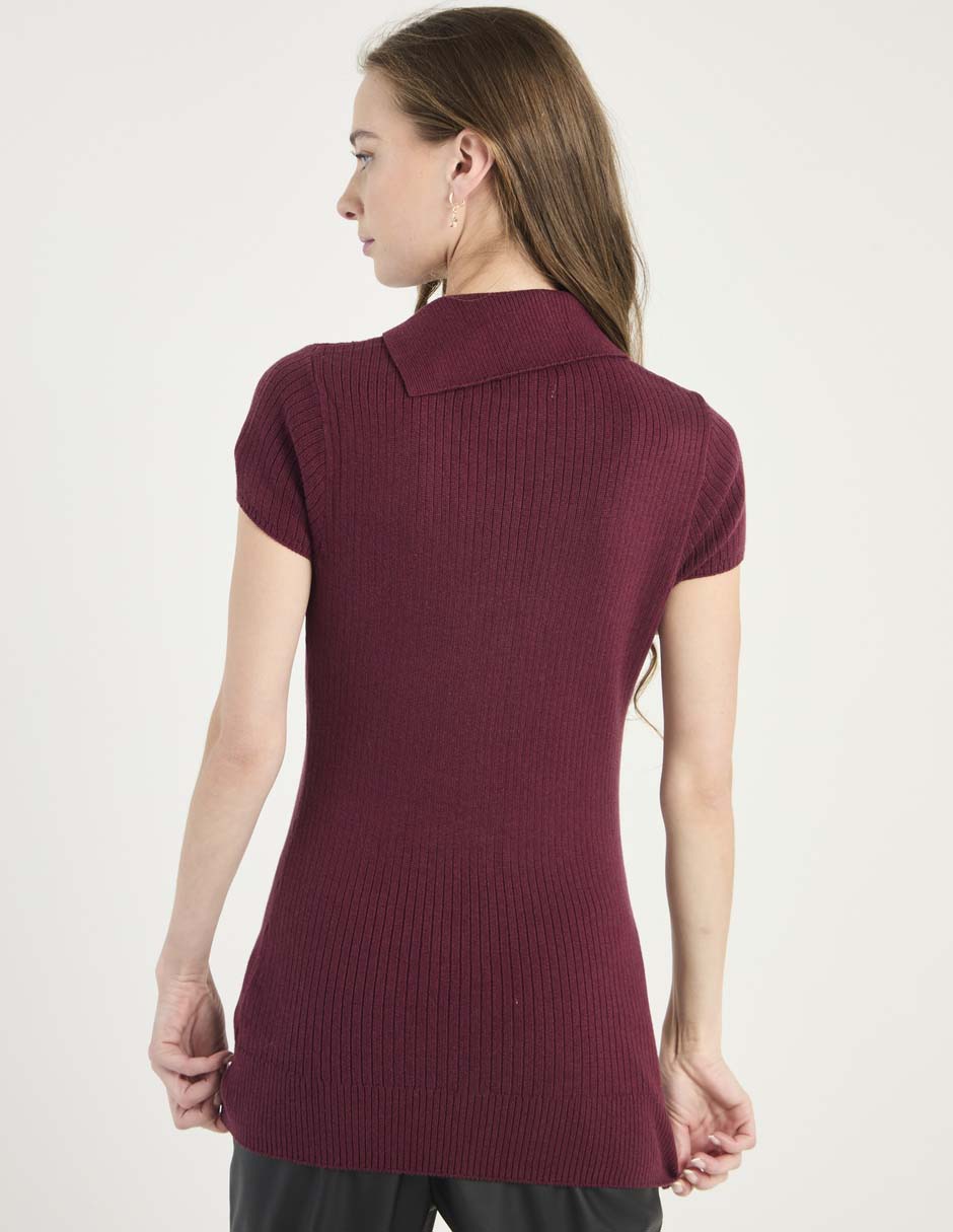 Suéter cuello asimétrico para mujer 2
