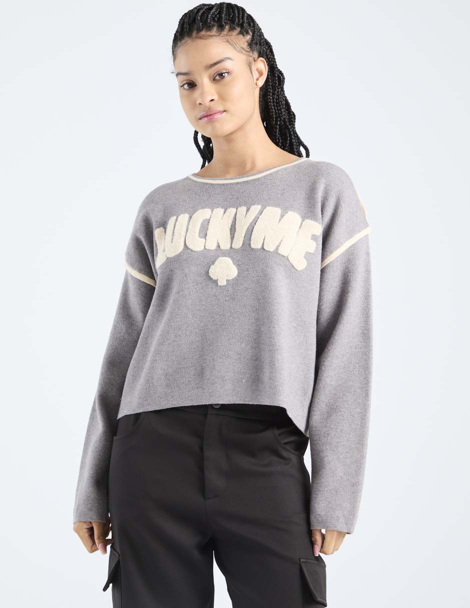 Suéter cuello redondo para mujer Suéter cuello redondo para mujer