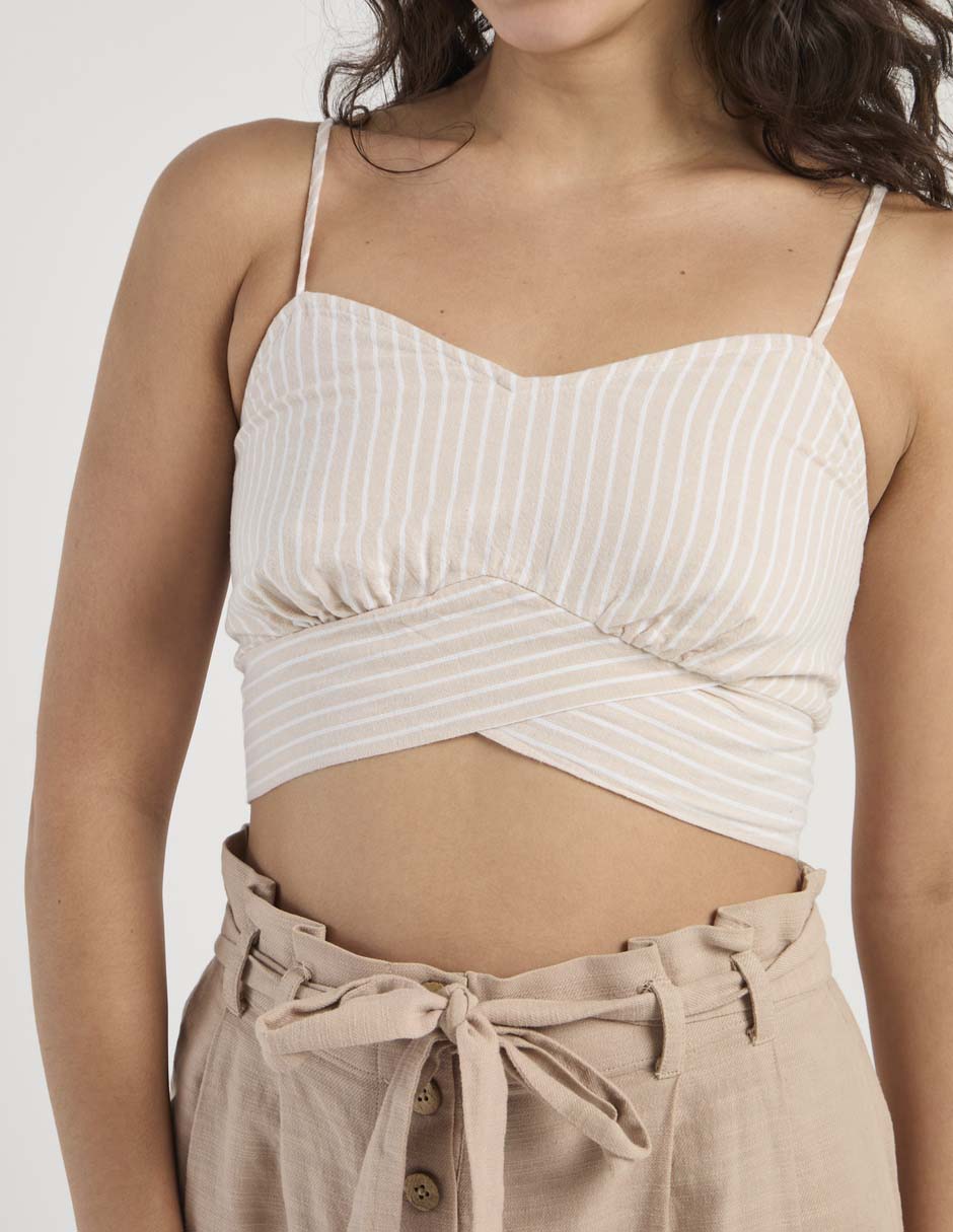 Top escote corazón tirante ajustable 3