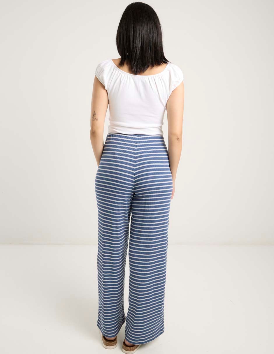 Pantalón acampanado amplio para mujer 2