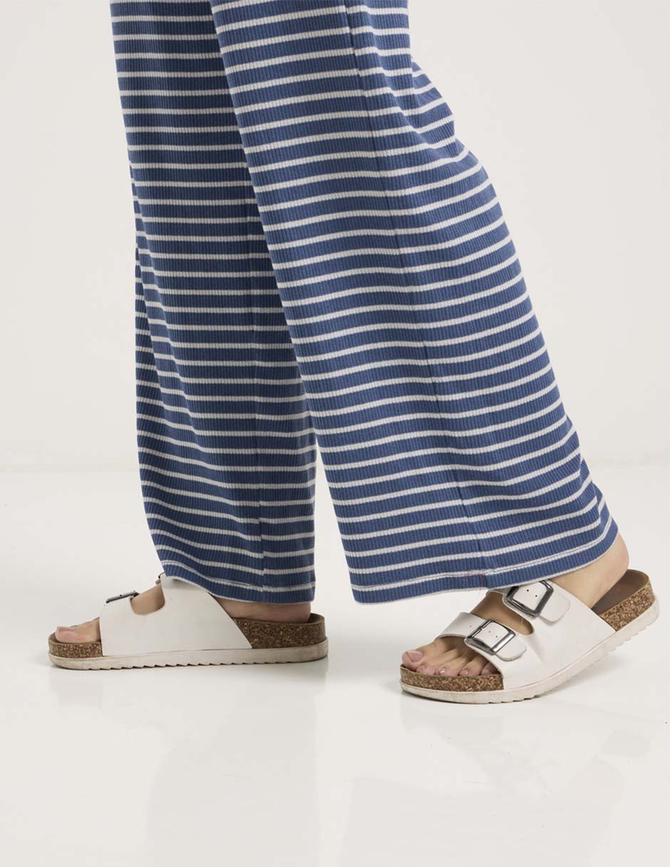 Pantalón acampanado amplio para mujer 5