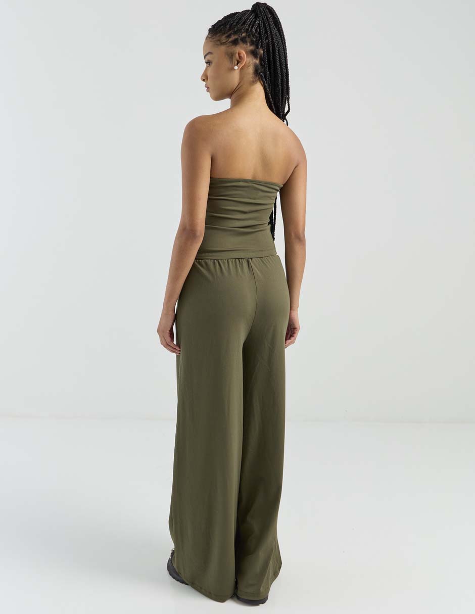 Pantalón coulotte amplio para mujer 2