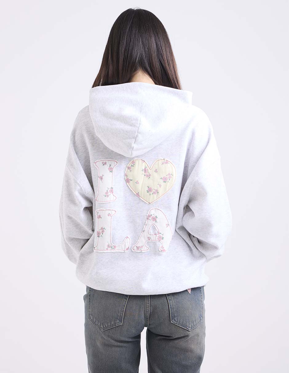 Sudadera con capucha y bolsa para mujer 2
