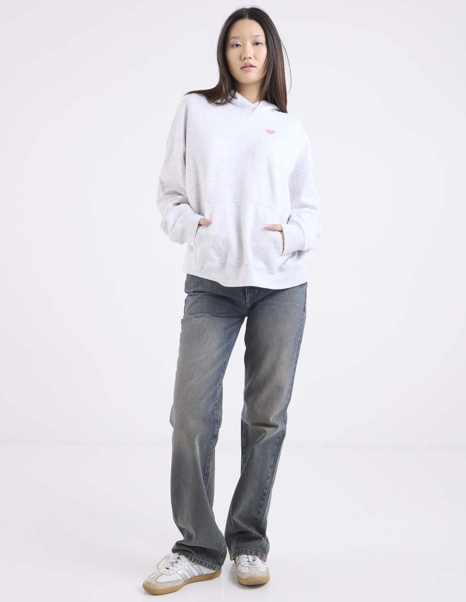 Sudadera con capucha y bolsa para mujer 3