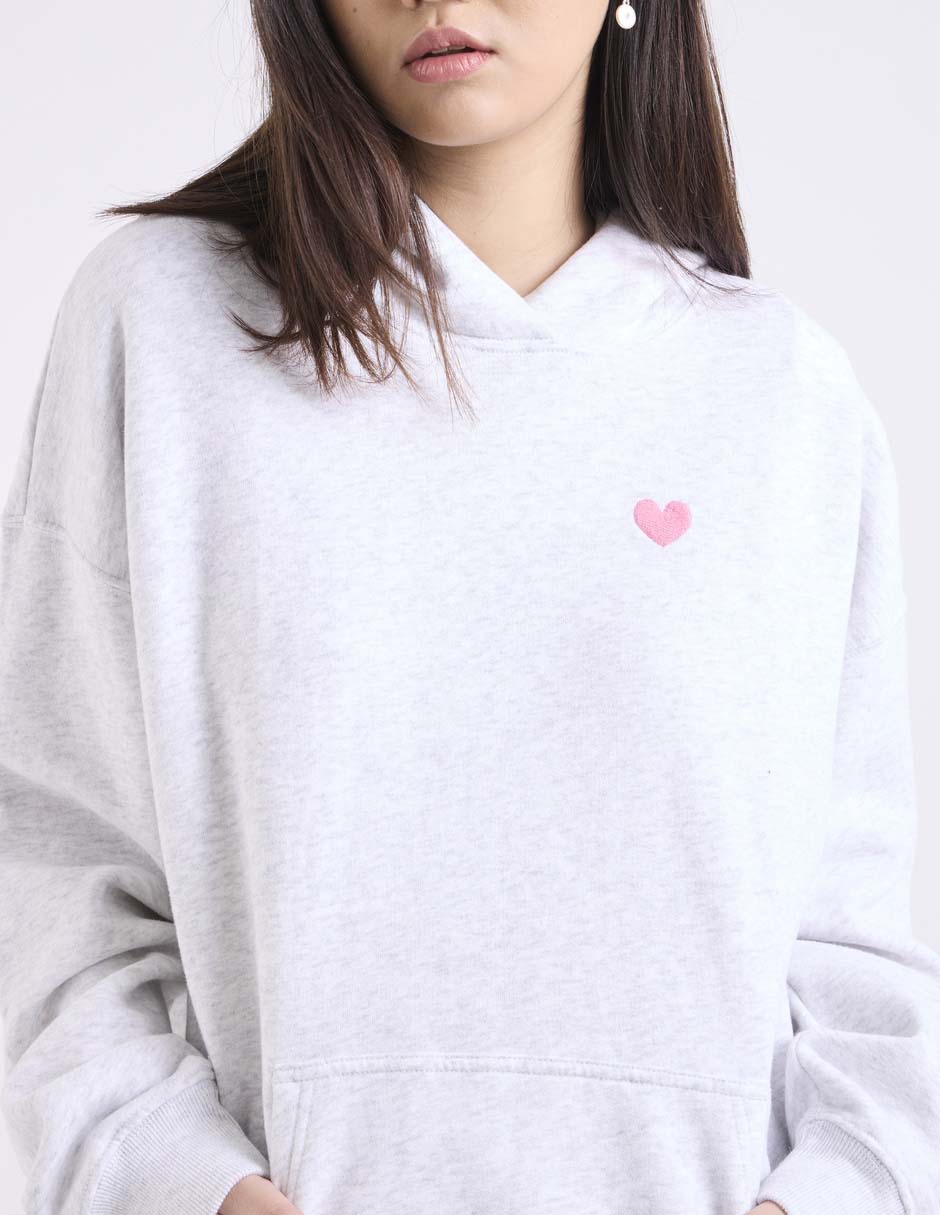 Sudadera con capucha y bolsa para mujer 4