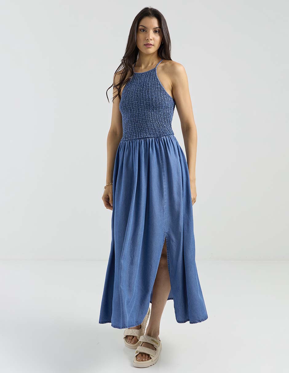 Vestido 3/4 casual para mujer