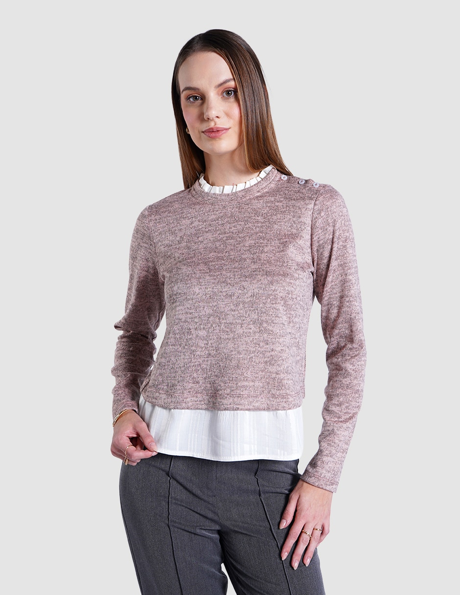 Suéter cuello alto para mujer 2