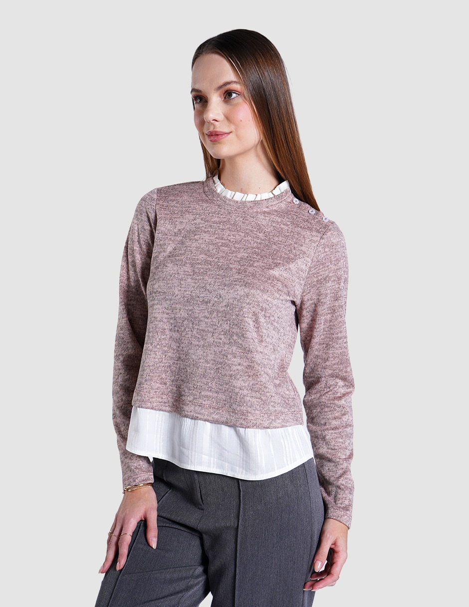 Suéter cuello alto para mujer 4