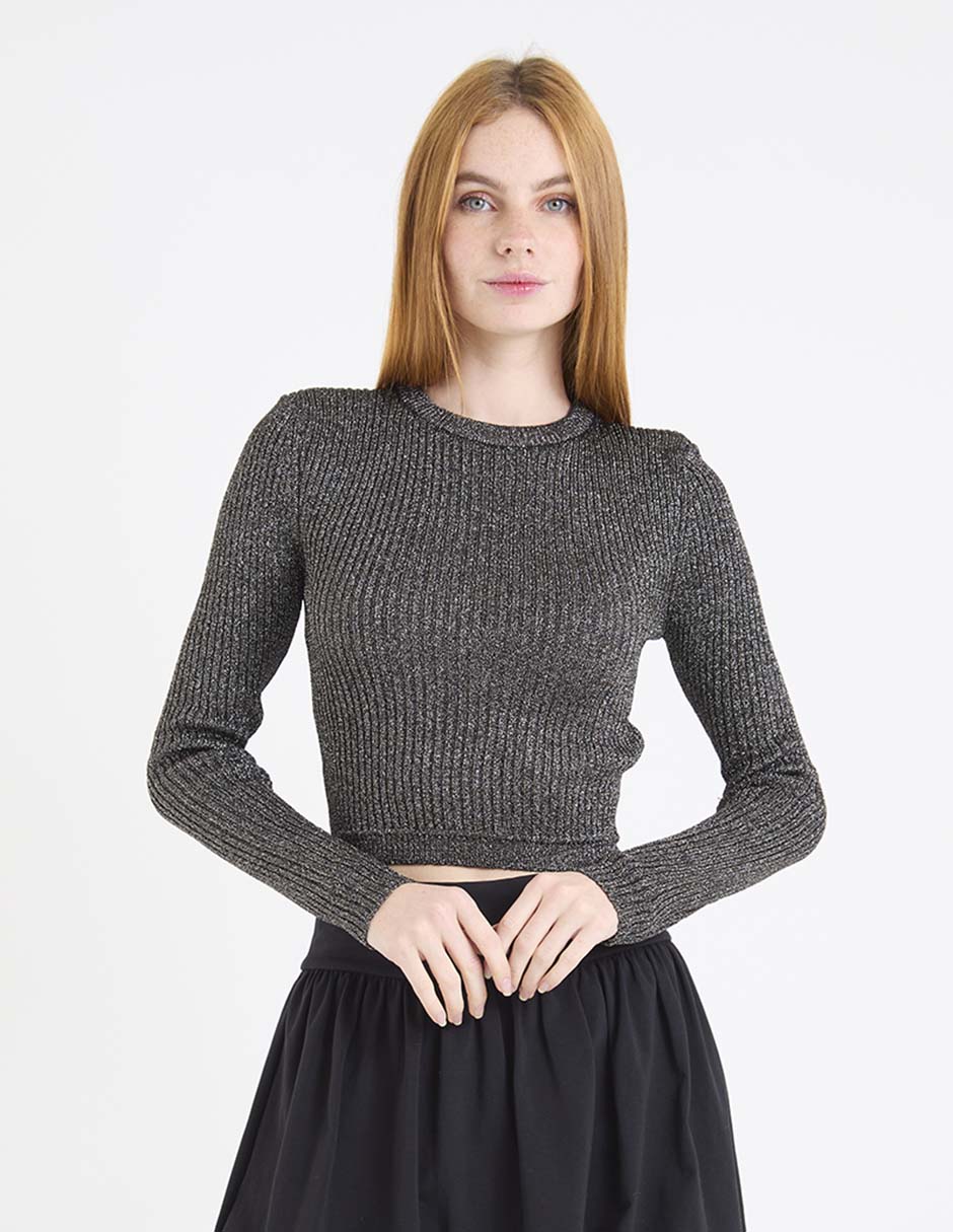 Suéter cuello redondo para mujer Suéter cuello redondo para mujer