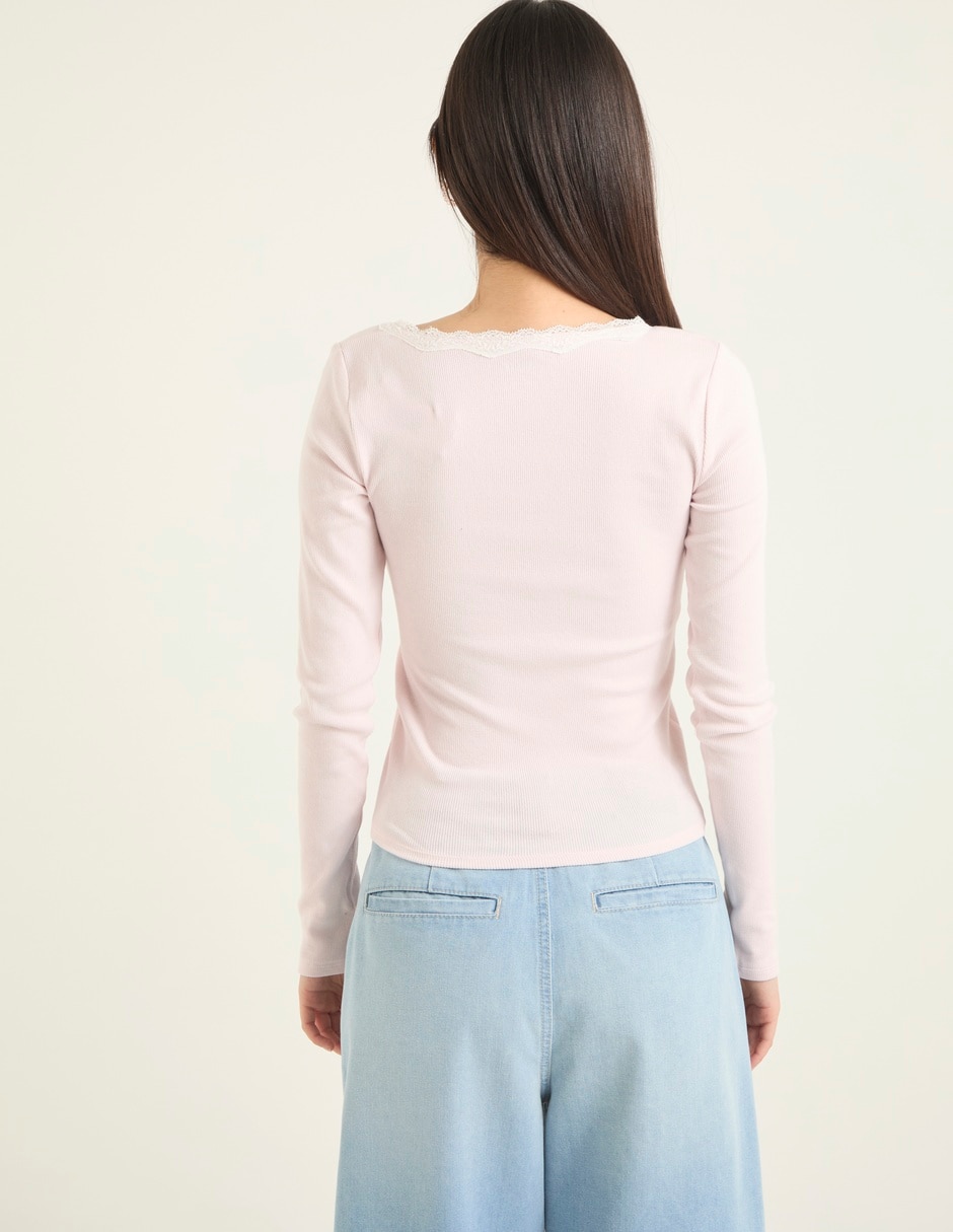 Blusa manga larga para mujer 2