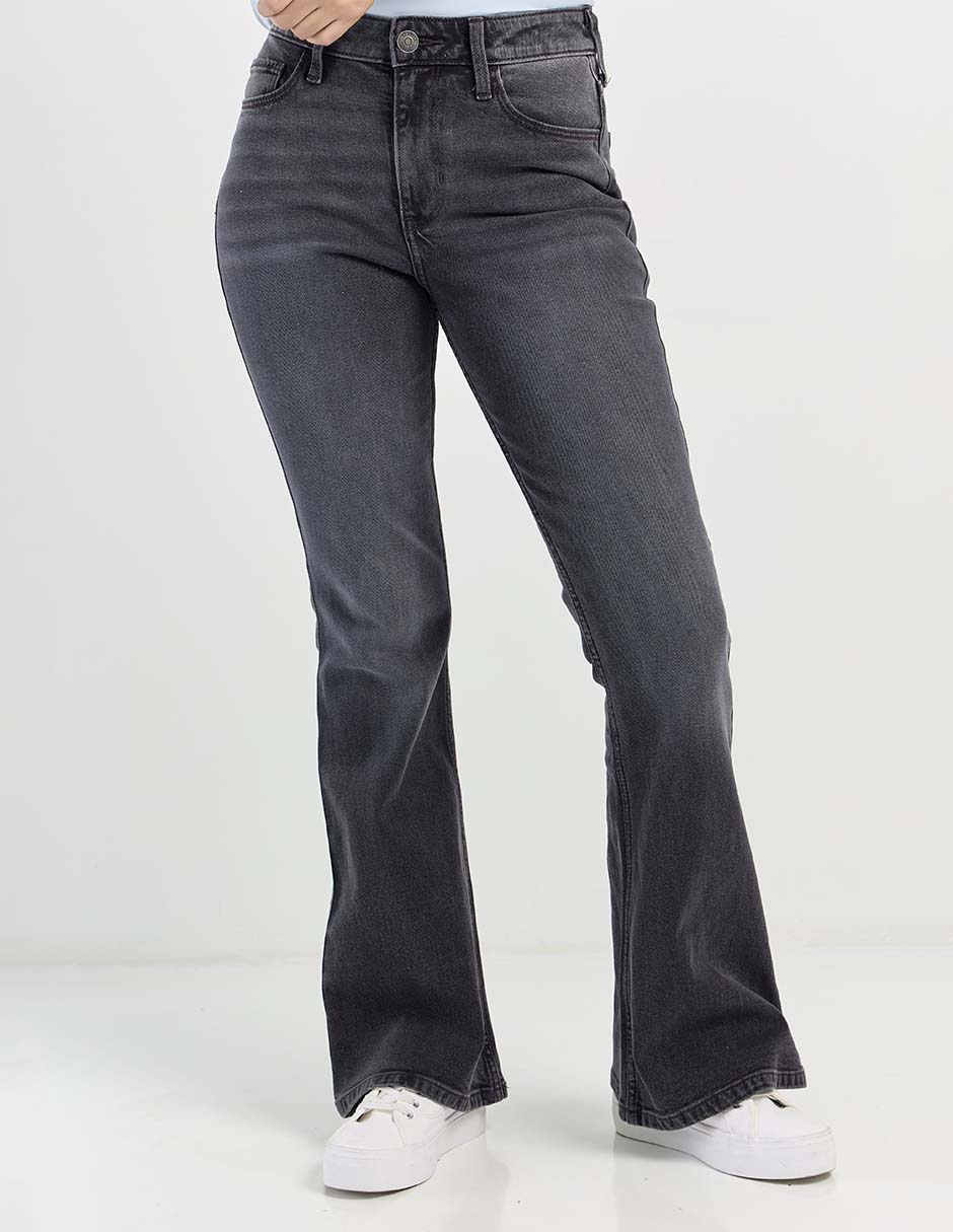 Jeans acampanado flare para mujer
