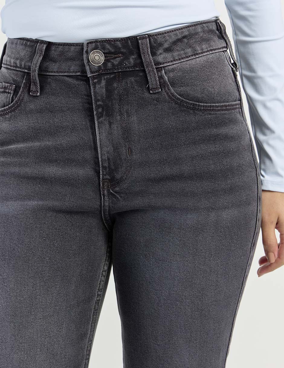 Jeans acampanado flare para mujer 4