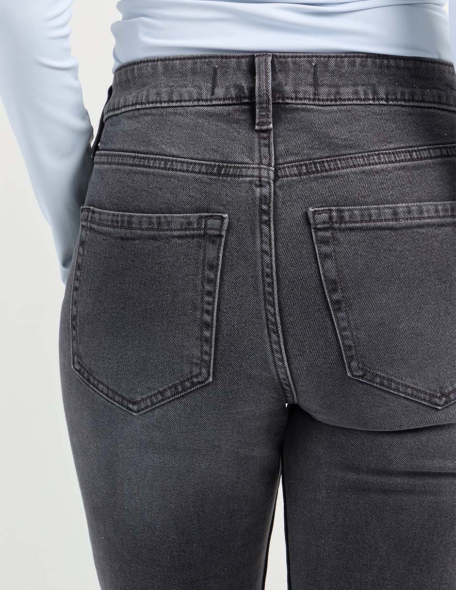 Jeans acampanado flare para mujer 5