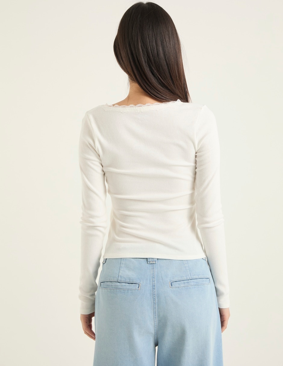 Blusa manga larga para mujer 2