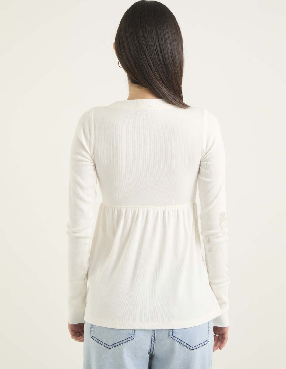 Blusa manga larga para mujer 2