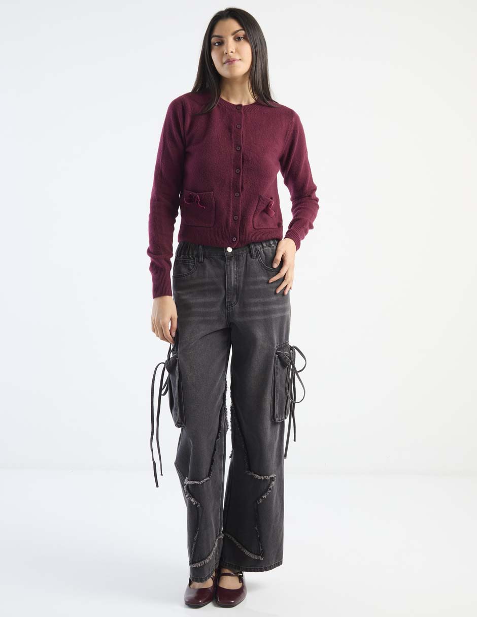 Suéter cuello redondo para mujer 3