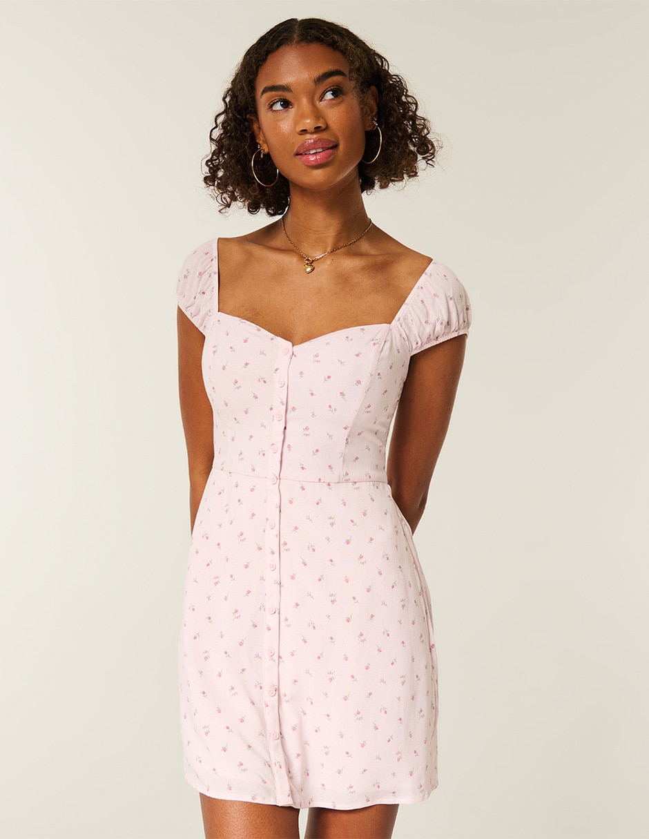 Vestido corto casual para mujer