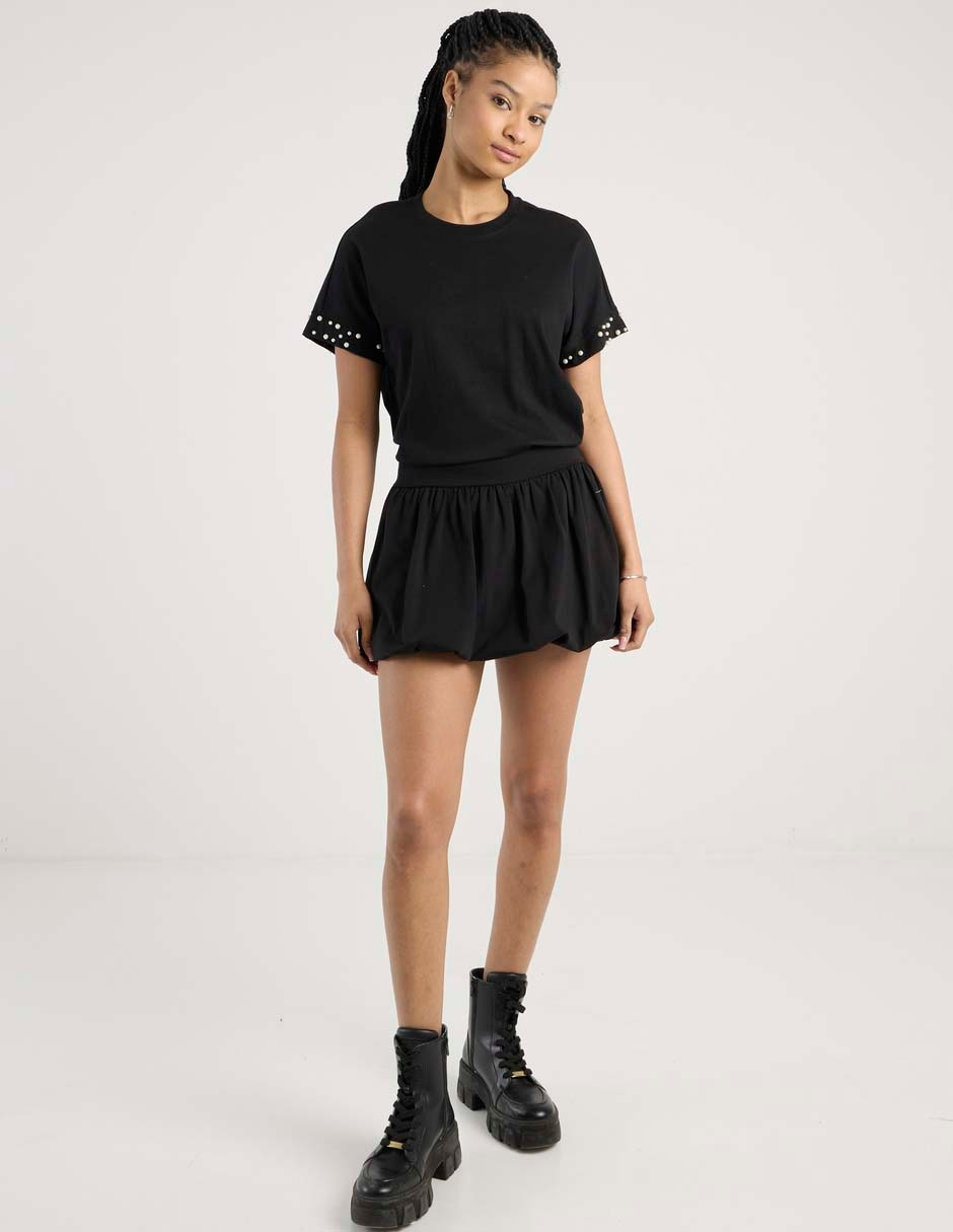 Playera manga corta Only cuello redondo para mujer