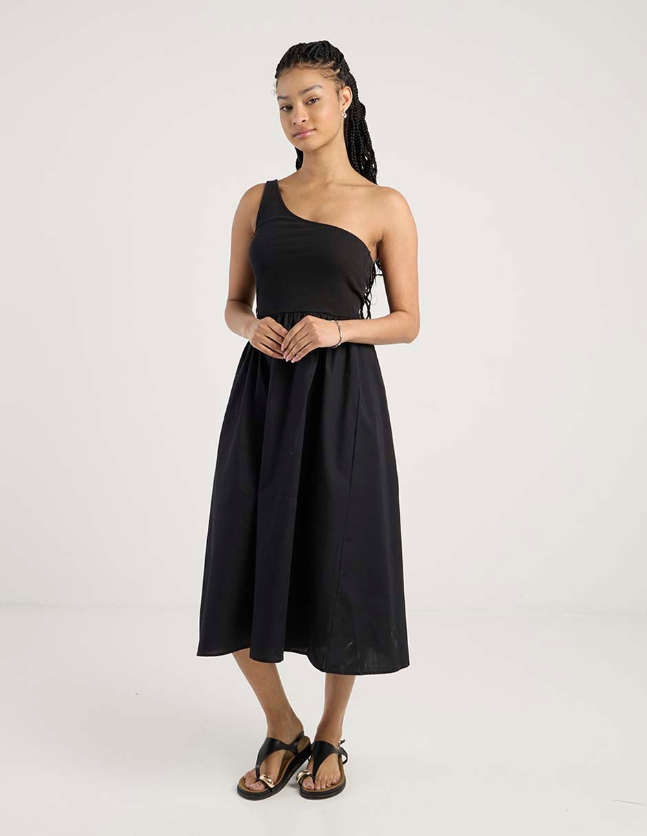 VESTIDO LARGO ONLY 15350246, CH, NEGRO