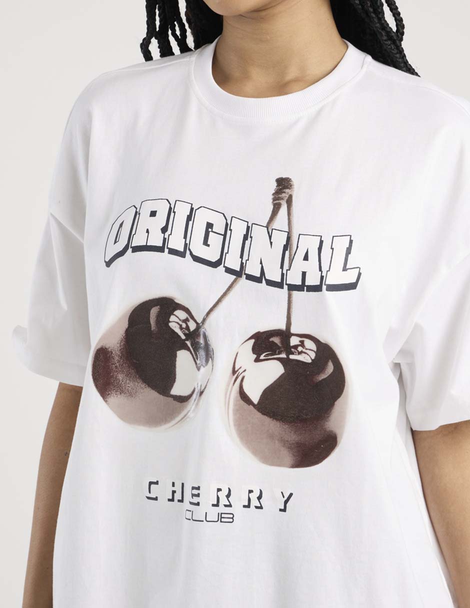 Playera manga al codo Only Onlcarrie cuello redondo para mujer