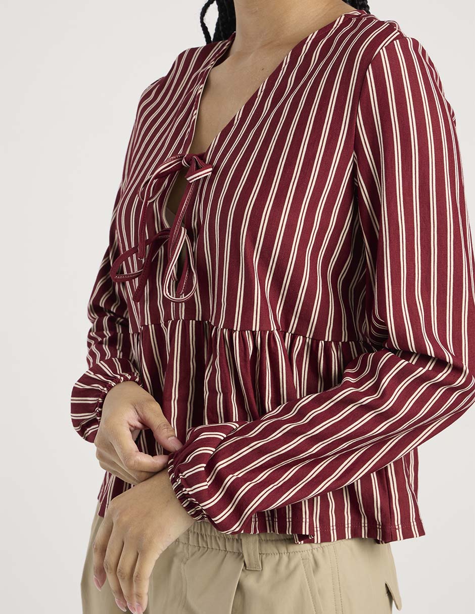 Blusa manga larga para mujer 4