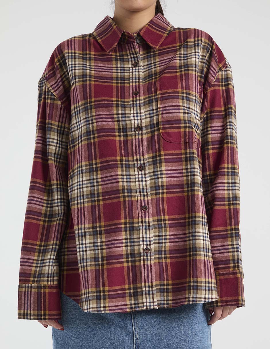 Blusa camisera manga larga para mujer 5