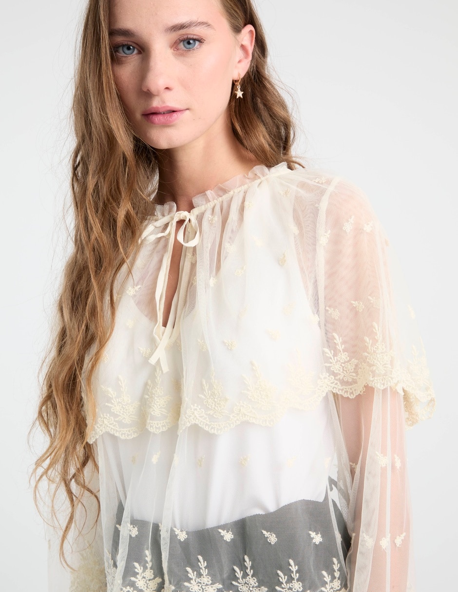 Blusa manga larga para mujer 4