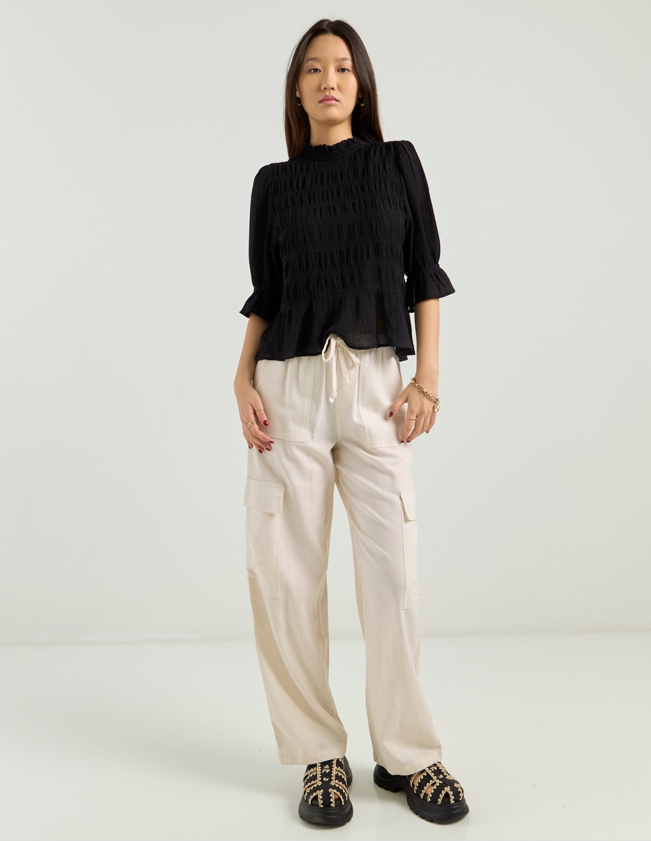 Blusa manga larga para mujer 3