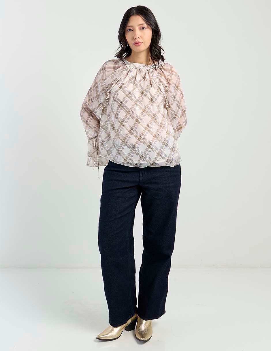 Blusa manga larga para mujer 3