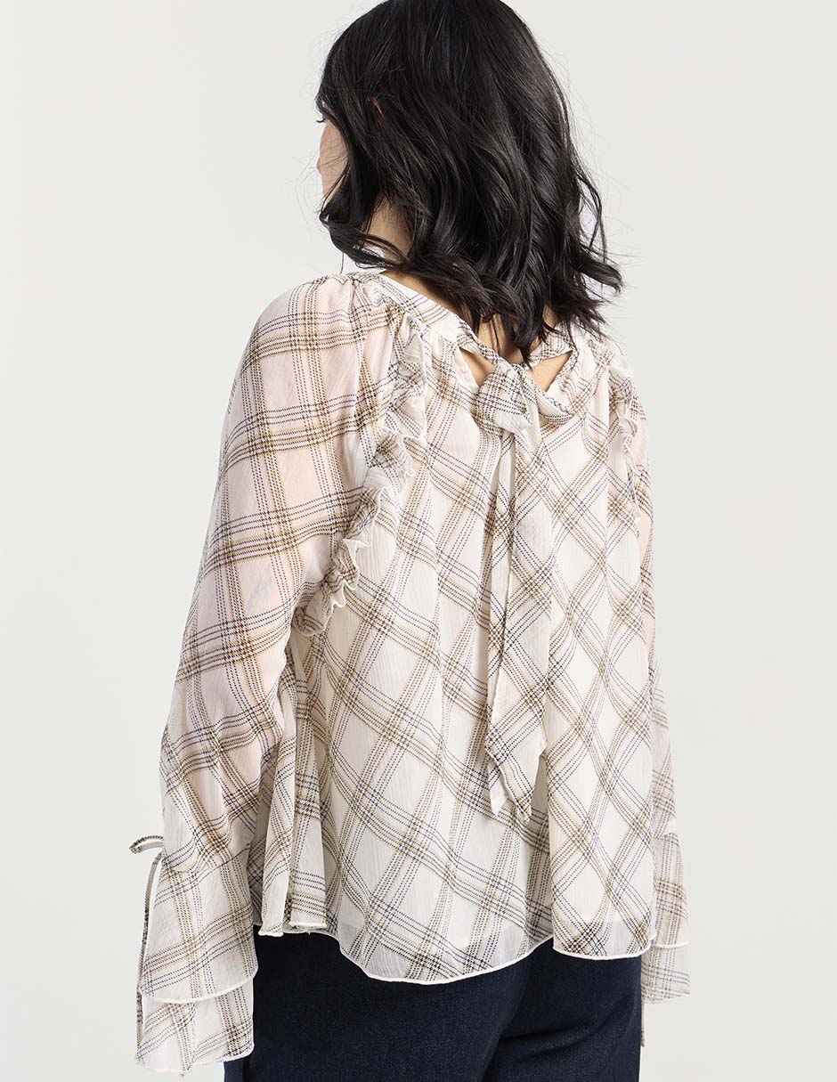 Blusa manga larga para mujer 6