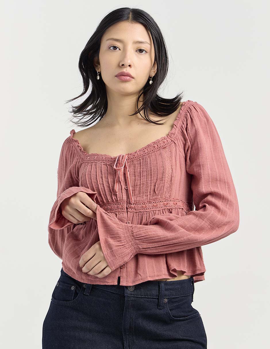 Blusa manga larga para mujer Blusa manga larga para mujer