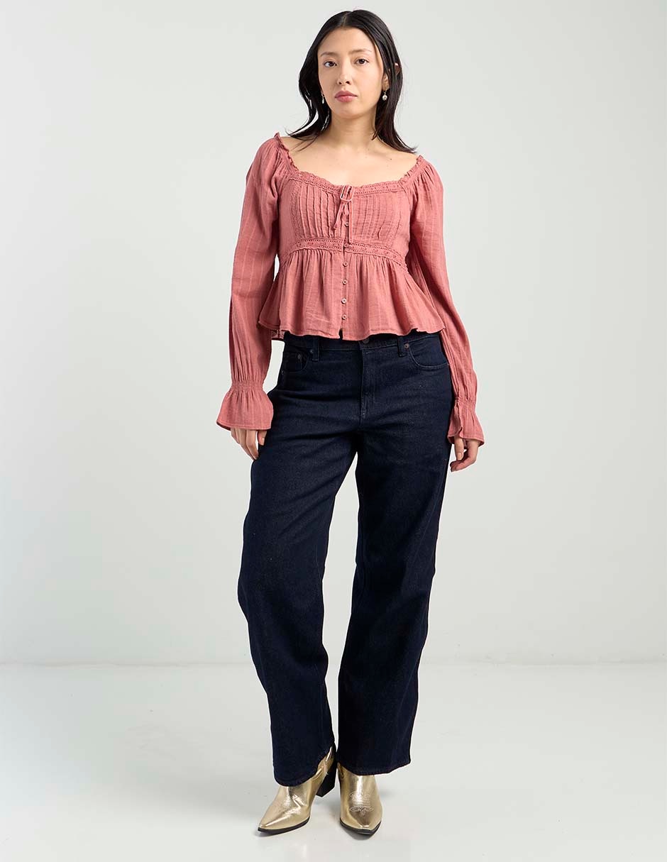 Blusa manga larga para mujer 2