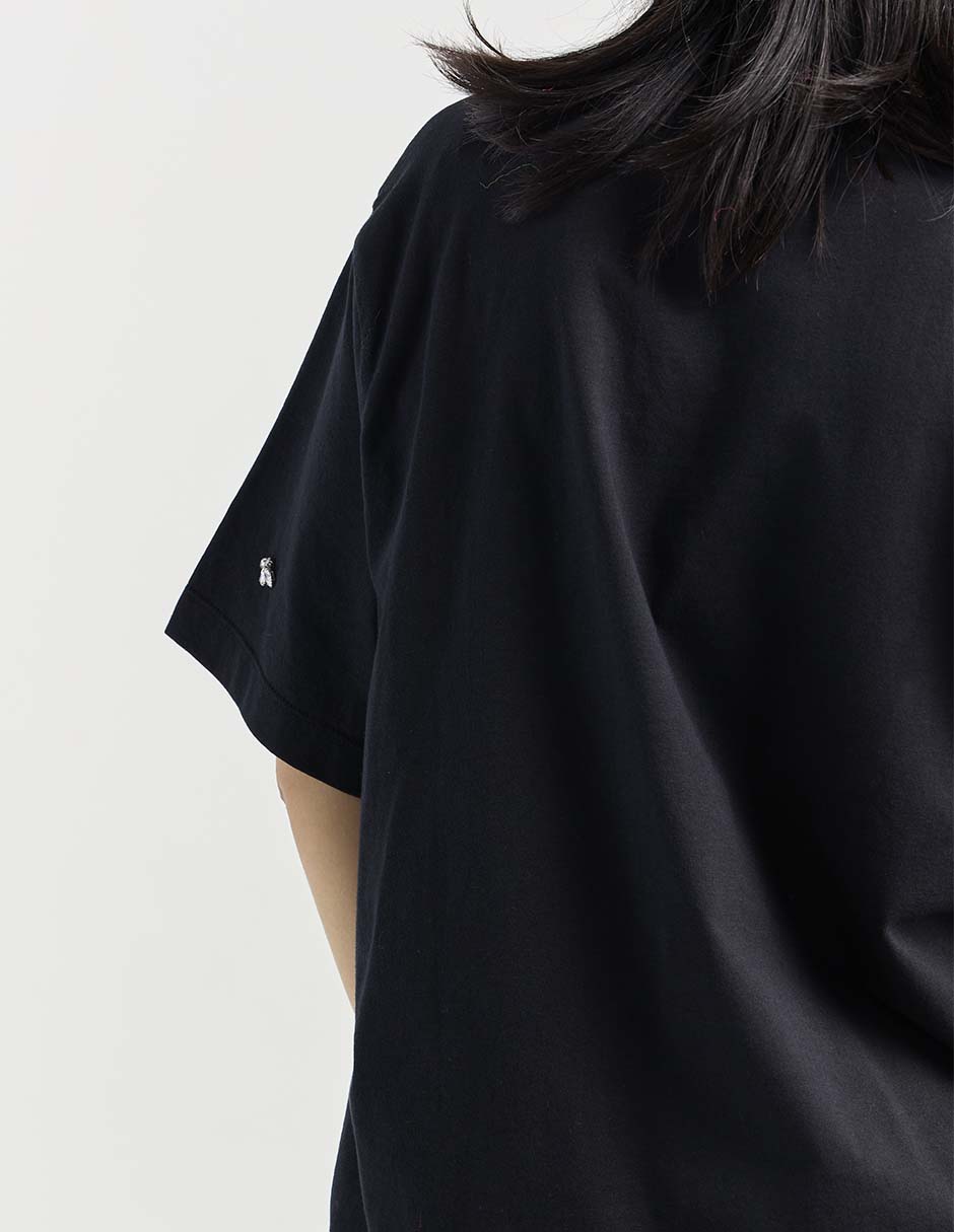 Playera manga corta cuello redondo para mujer 5