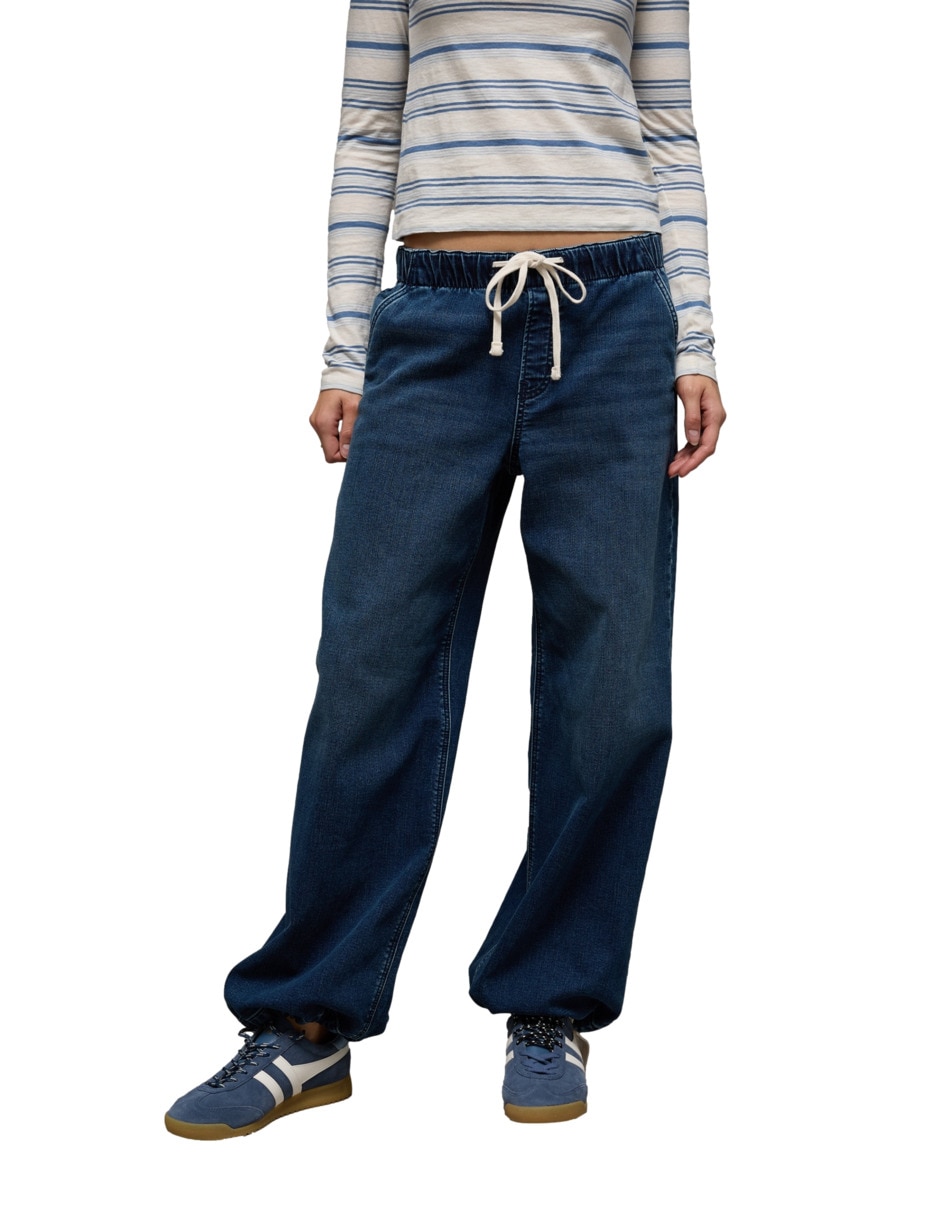 Jeans jogger baggy Fashion para mujer